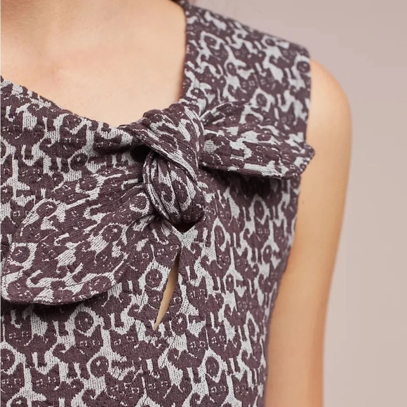 MAEVE by ANTHROPOLOGIE Tomcat Top in Black Motif - Picture 4 of 8